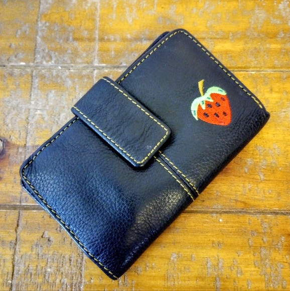 Handbags - Leather Strawberry Wallet